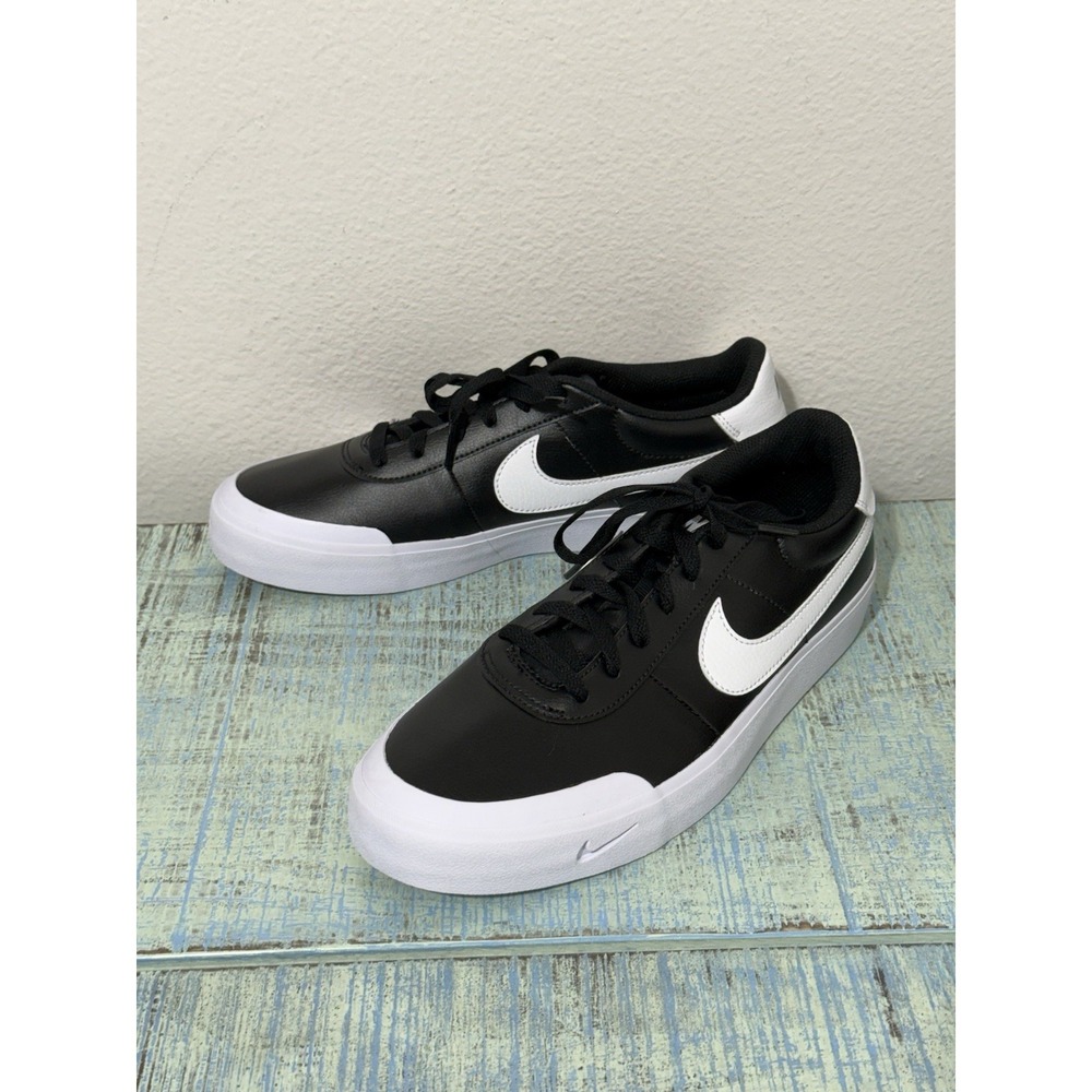Nike Court Shot Black/White Sneakers Mens Size 8 Casual Shoes New